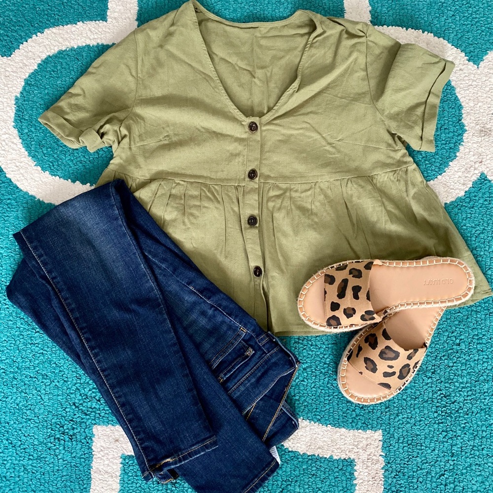 Button Front Top